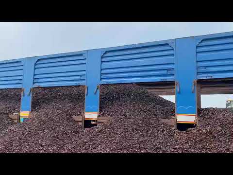 Raw Cashew Shell For Extract CNSL Unloading at Cashew Yard Warehouse