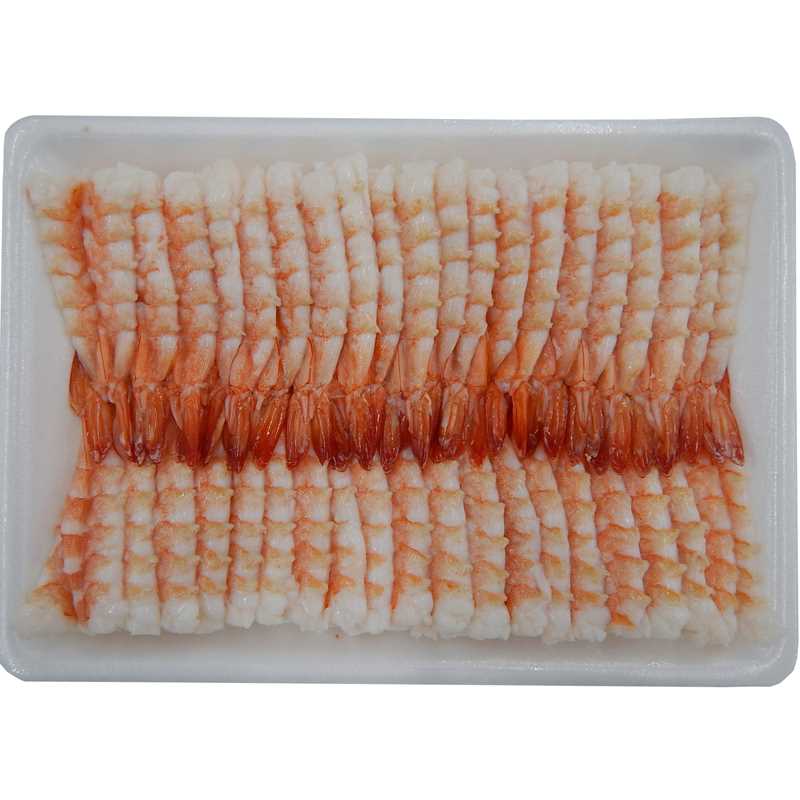 Frozen Peeled Tail-On Butterfly Cooked White Leg Shrimp 