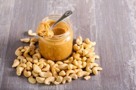  Comparing cashew butter and peanut butter, in fact cashew butter is much better.